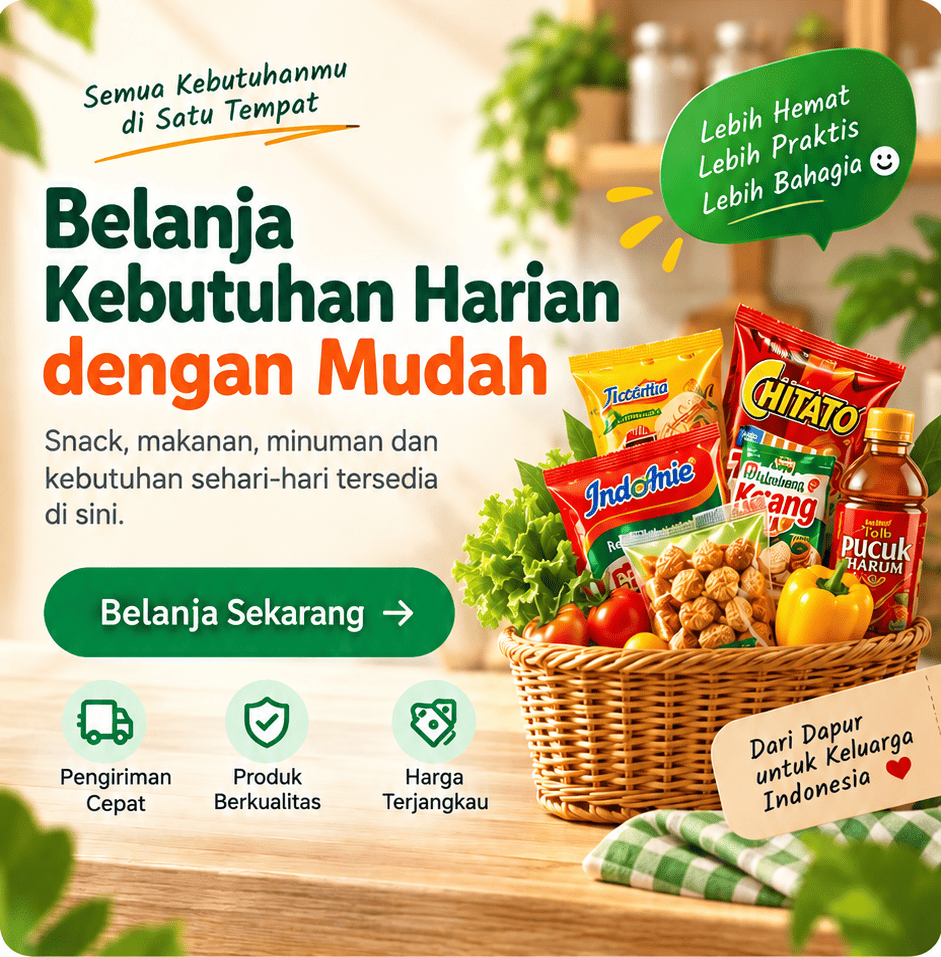 Belanja Kebutuhan Harian dengan Mudah